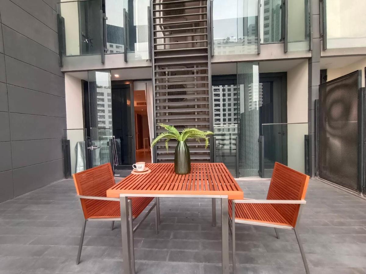 Ferienwohnung Sukhumvit 11#Luxury#Pool#Gym#Bts Nana&Mrt Sukhumvit#1Br#Max2Ppl Bangkok Exterior foto