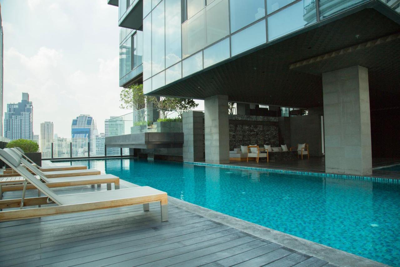 Ferienwohnung Sukhumvit 11#Luxury#Pool#Gym#Bts Nana&Mrt Sukhumvit#1Br#Max2Ppl Bangkok Exterior foto