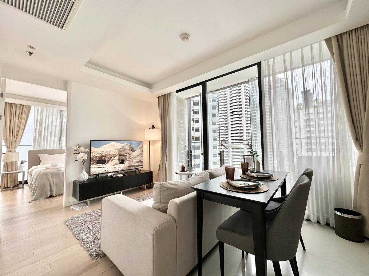 Ferienwohnung Sukhumvit 11#Luxury#Pool#Gym#Bts Nana&Mrt Sukhumvit#1Br#Max2Ppl Bangkok Exterior foto