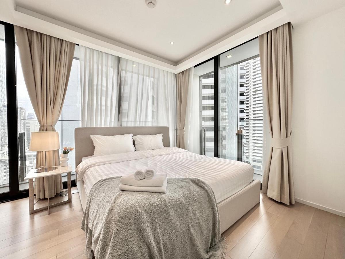 Ferienwohnung Sukhumvit 11#Luxury#Pool#Gym#Bts Nana&Mrt Sukhumvit#1Br#Max2Ppl Bangkok Exterior foto