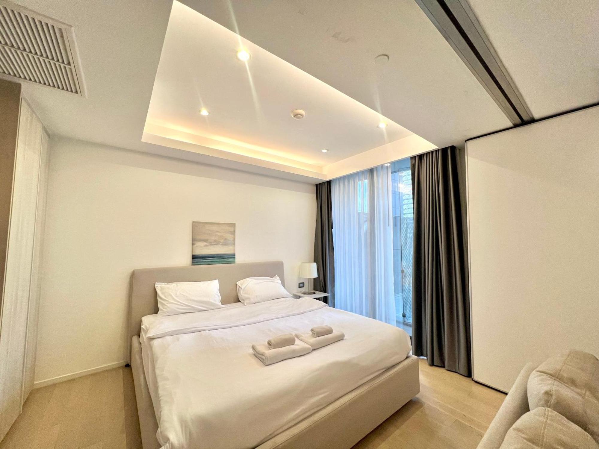 Ferienwohnung Sukhumvit 11#Luxury#Pool#Gym#Bts Nana&Mrt Sukhumvit#1Br#Max2Ppl Bangkok Exterior foto