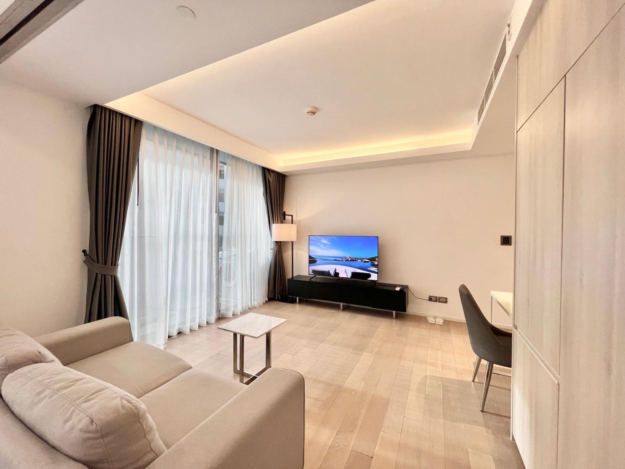 Ferienwohnung Sukhumvit 11#Luxury#Pool#Gym#Bts Nana&Mrt Sukhumvit#1Br#Max2Ppl Bangkok Exterior foto
